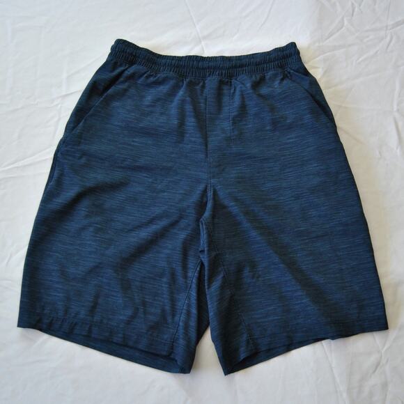 Lululemon Navy Blue X-Small 9" Inseam Lined Blue Shorts w/ Pockets - Picture 1 of 8